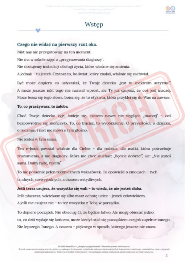 e-book "Kiedy świat nie pasuje do marzeń. Jak oswoić diagnozę dziecka i nie zatracić siebie". - obrazek 3