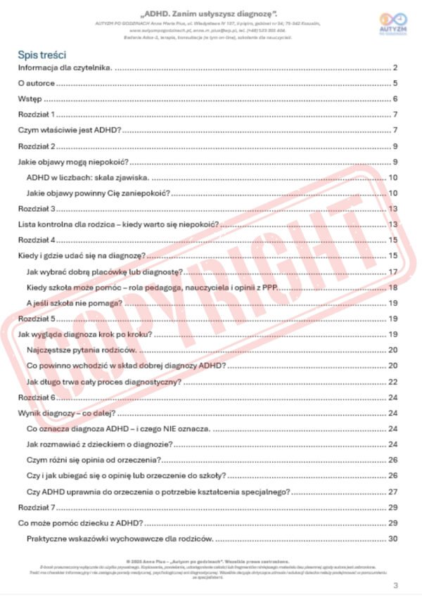 e-book "ADHD. Zanim usłyszysz diagnozę." (Kopia) - obrazek 2