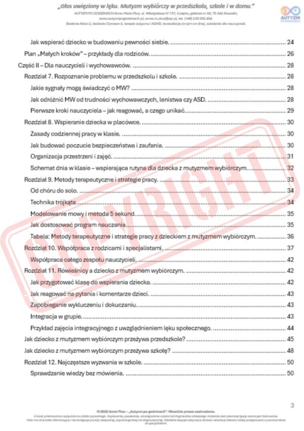 e-book "Głos uwięziony w lęku. Mutyzm wybiórczy w przedszkolu, szkole i w domu." - obrazek 3